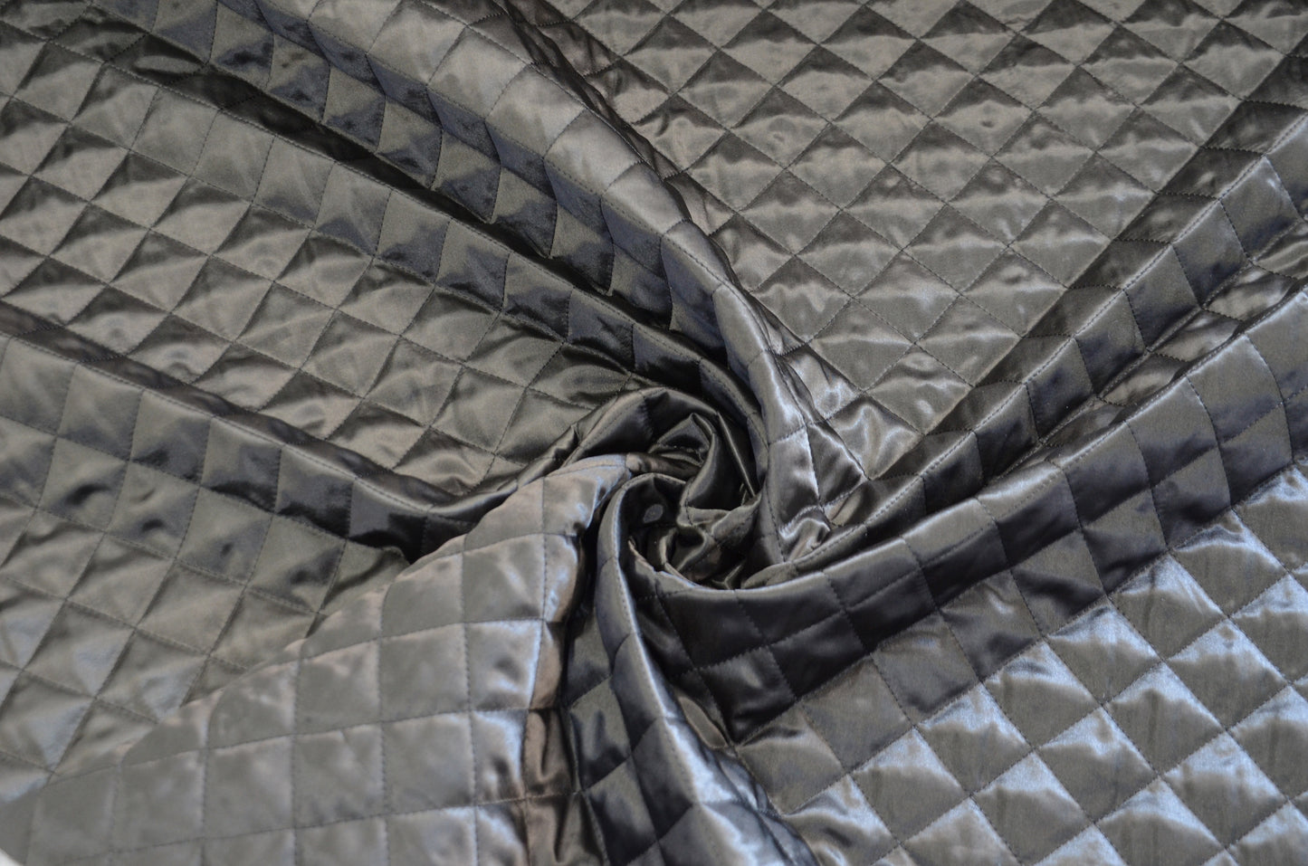 Quilted Satin Batting Fabric | 60" Wide | One Sided Satin |  Jacket Liner Fabric | Quilt Fabric |