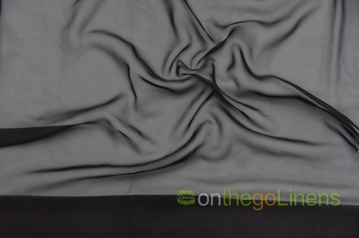 Double Georgette Fabric by the Yard | 60" wide | Multiple Colors |