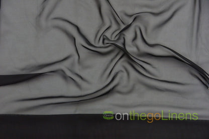 Double Georgette Fabric by the Yard | 60" wide | Multiple Colors |