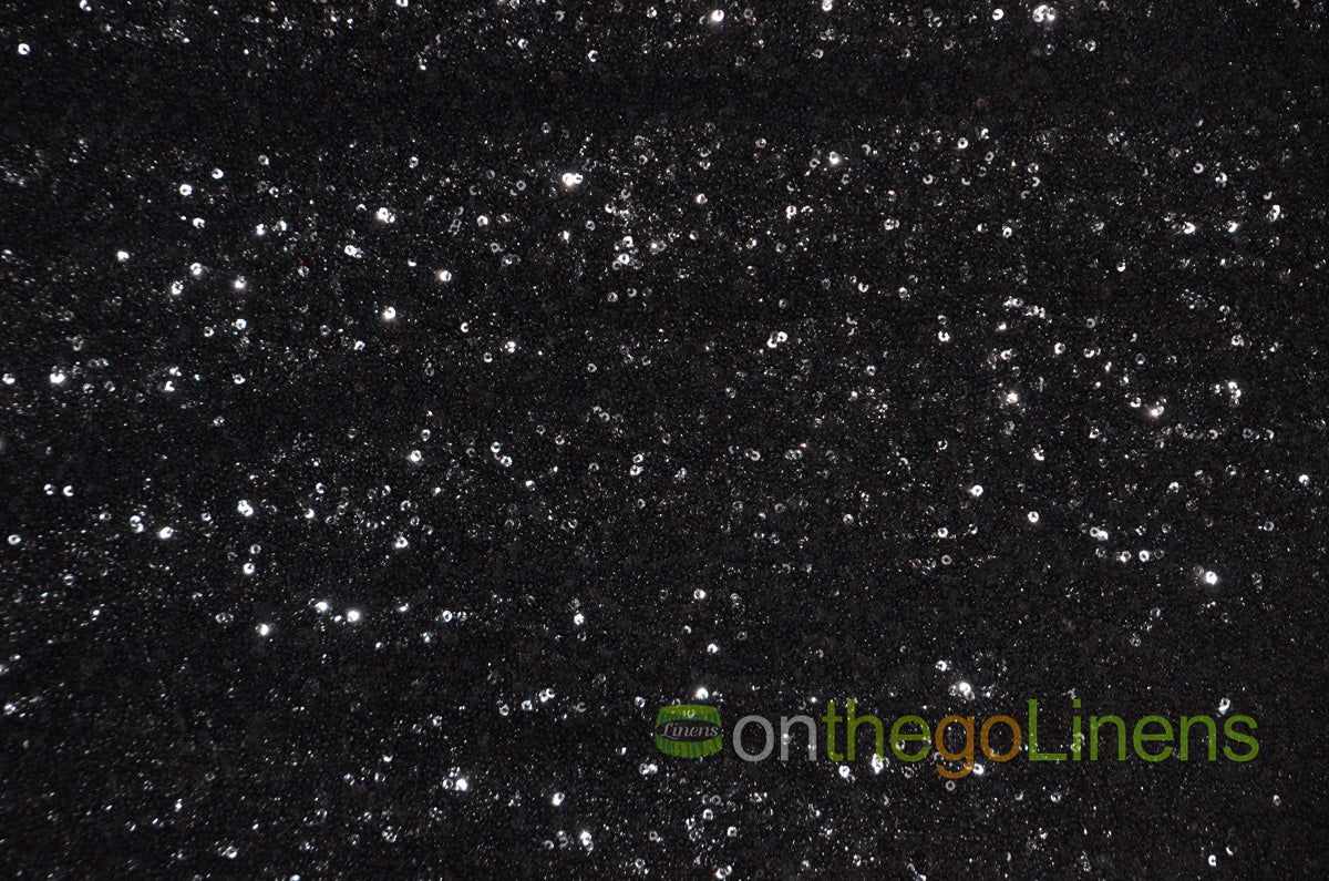 Glitz Mesh Sequins Fabric by the Yard & Bolt | 54" Wide | Multiple Colors |