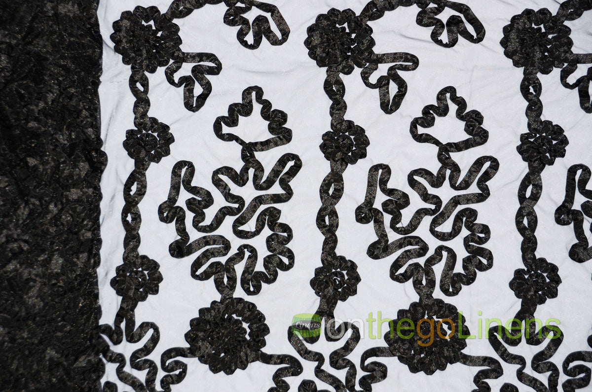 Luxury Organza Fabric by the Yard | Sheer Organza Embroidery Fabric | 54" Wide | Multiple Colors |