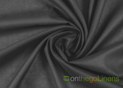 100% Cotton Lawn Fabric by the Yard | 60" wide | Lightweight | White, Ivory, Black Available |