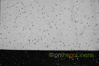 Tulle Glitter with Sequins Fabric by the Yard | Tulle filled with Glitter and Sequins | 60" Wide | Multiple Colors |