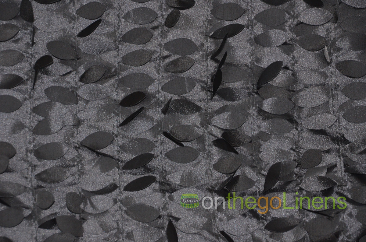 Leaf Taffeta Fabric by the Yard | Hanging Leaf Taffeta Fabric | Multiple Colors |
