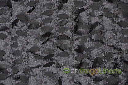 Leaf Taffeta Fabric by the Yard | Hanging Leaf Taffeta Fabric | Multiple Colors |