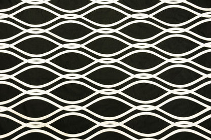 Reversible Elliptical Brocade Runners | Geometric Jacquard Runners | Multiple Colors |