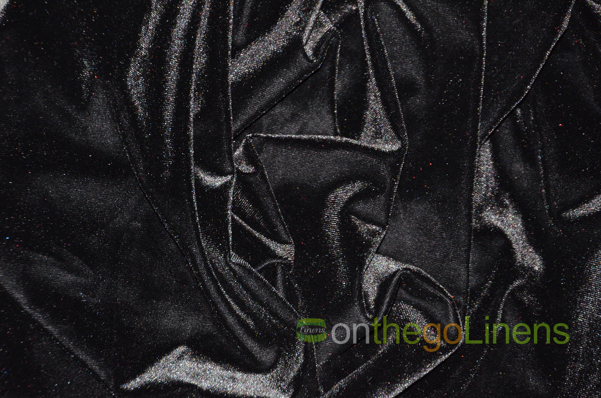 Stretch Velvet Fabric by the Yard | Soft and Smooth Spandex Velvet Fabric | 60" wide | Multiple Colors | Wholesale Bolt Available |