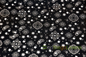 Bandana Cotton Fabric by the Yard | Bandanna Fabrics | 60" Wide |