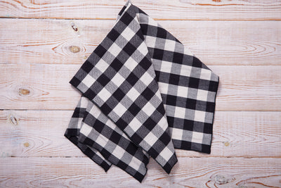 Picnic Checkered Napkin | Gingham Table Napkins | 1x1 Checker | 100% Polyester |