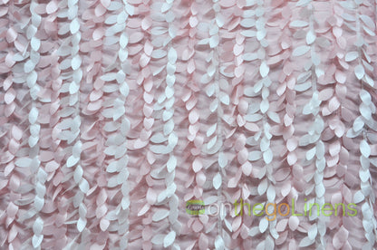 Leaf Taffeta Fabric by the Yard | Hanging Leaf Taffeta Fabric | Multiple Colors |