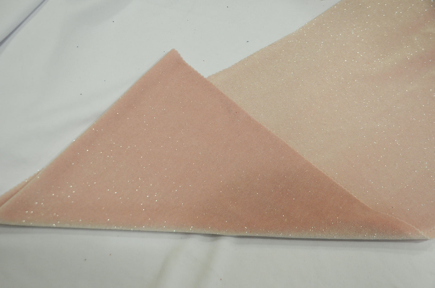 Glitter Stretch Velvet Fabric by the Yard | Spandex Velvet with Sparkling Glitter Fabric | 60" Wide | Multiple Colors |