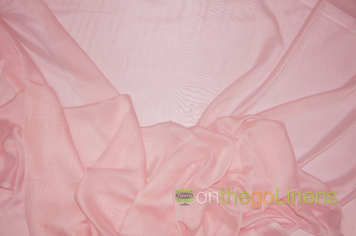 IFR Two Tone Chiffon Event Drapery Panels | Cationic Chiffon Curtains | Inherently Fire Retardant |