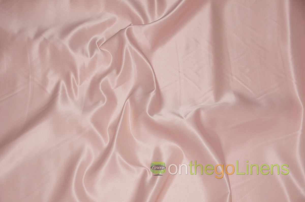 Lamour Satin Fabric by the Yard & Bolt | 100% Polyester Semi Dull Heavy Satin Fabric | 60" Wide | Multiple Colors |