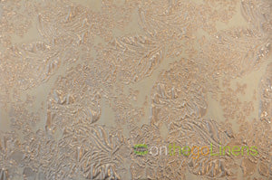 Botanical Jacquard Fabric | Metallic Bubble Jacquard | Design 16975A | 54" Wide |