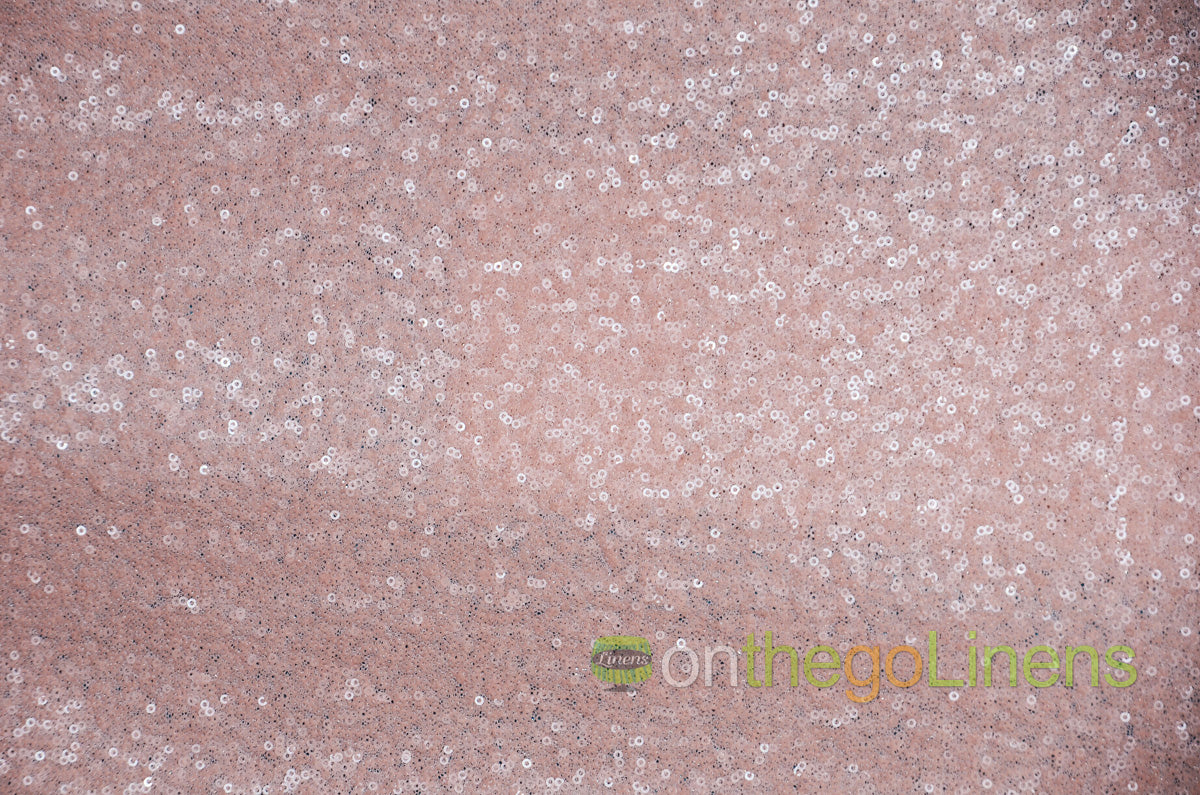 Glitz Mesh Sequins Fabric by the Yard & Bolt | 54" Wide | Multiple Colors |