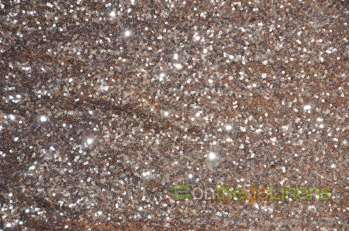 Glitz Mesh Sequins Fabric by the Yard & Bolt | 54" Wide | Multiple Colors |