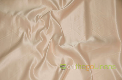 Lamour Satin Fabric by the Yard & Bolt | 100% Polyester Semi Dull Heavy Satin Fabric | 60" Wide | Multiple Colors |