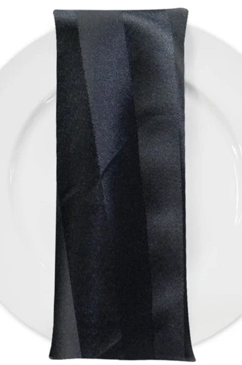 Bridal Satin 1" Tuxedo Stripe Napkins and Chair Sashes | Multiple Colors |