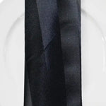 Bridal Satin 1" Tuxedo Stripe Napkins and Chair Sashes | Multiple Colors |