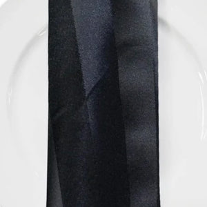 Bridal Satin 1" Tuxedo Stripe Napkins and Chair Sashes | Multiple Colors |