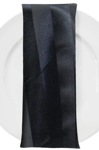 Bridal Satin 1" Tuxedo Stripe Napkins and Chair Sashes | Multiple Colors |