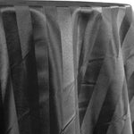 Bridal Satin 1" Tuxedo Stripe Table Linens, Overlays, Table Drapes and Banquets | Multiple Colors |