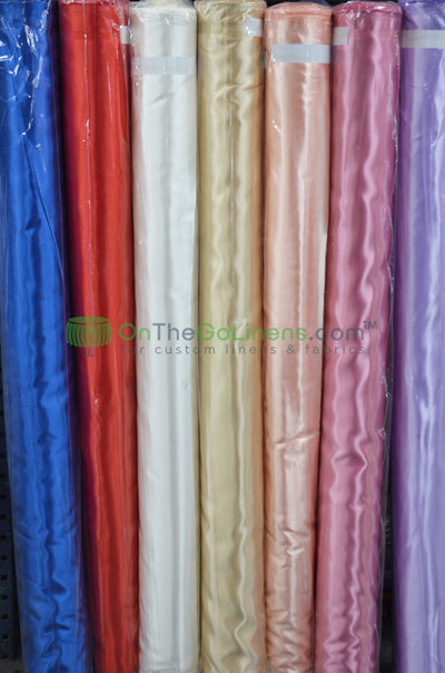 Bridal Satin Fabric by the Yard & Wholesale Bolt | 60" Wide | 100% Polyester |
