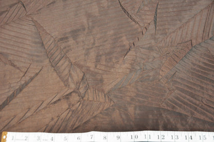 Bark Taffeta Fabric by the Yard | Zig Zag Taffeta Fabric | 60" Wide |