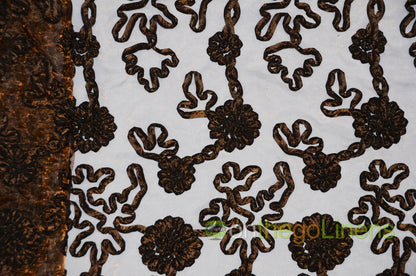 Luxury Organza Fabric by the Yard | Sheer Organza Embroidery Fabric | 54" Wide | Multiple Colors |