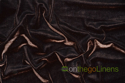 Stretch Velvet Fabric by the Yard | Soft and Smooth Spandex Velvet Fabric | 60" wide | Multiple Colors | Wholesale Bolt Available |