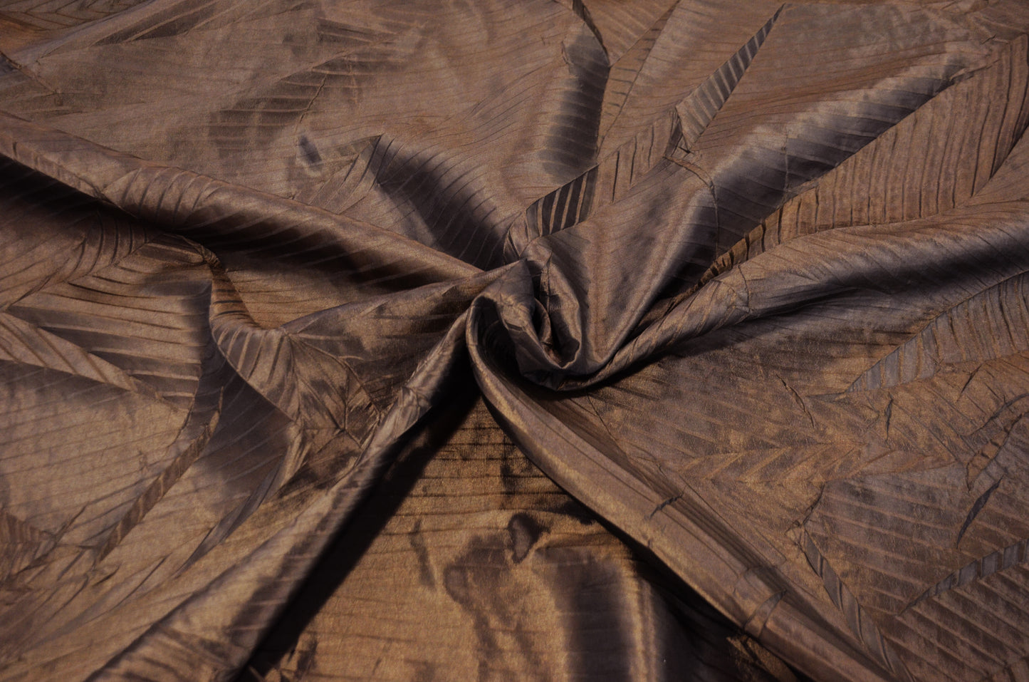 Bark Taffeta Fabric by the Yard | Zig Zag Taffeta Fabric | 60" Wide |