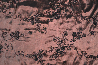 Ribbon Taffeta Fabric by the Yard | Taffeta Ribbon Embroidery Fabric | Multiple Colors |