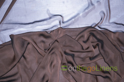 IFR Two Tone Chiffon Event Drapery Panels | Cationic Chiffon Curtains | Inherently Fire Retardant |