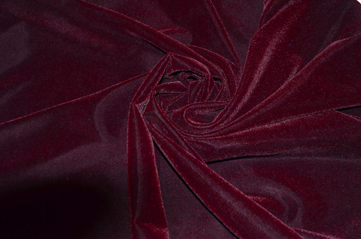 45" Triple Velvet Fabric by the Yard and Wholesale Bolt | Plush Velvet | Multiple Colors |
