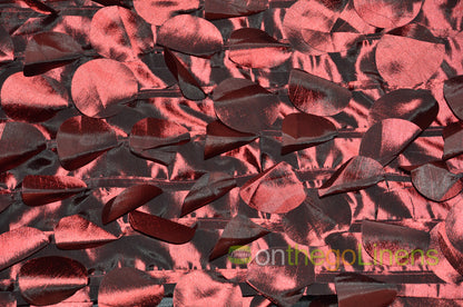Petal Taffeta Fabric by the Yard | Round Hanging Petal Taffeta Fabric |