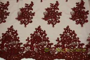 Camilla Embroidery Table Overlay and Banquet | Multiple Colors | Lace Embroidery |