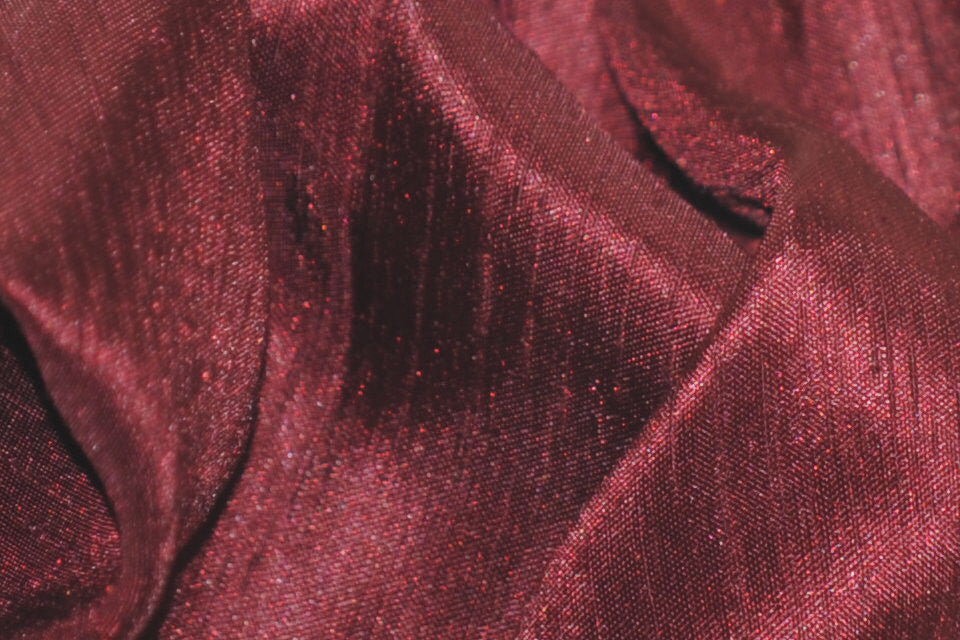 Shantung Satin Fabric by the Yard & Bolt | Reversible Silk Satin Fabric | 100% Polyester | 60" Wide | Multiple Colors |