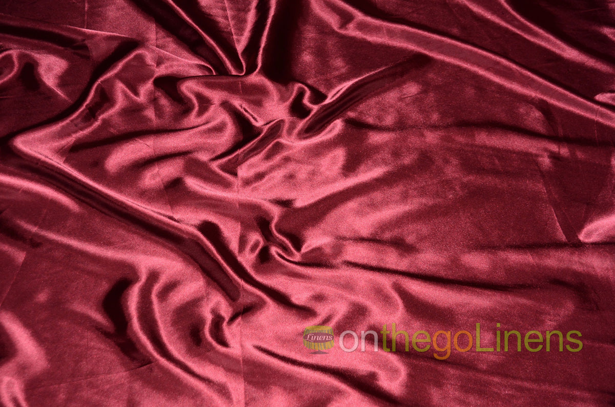 Soft Light Weight Medium Satin Fabric | Wholesale Satin Fabric for Decorative Use | 60" | 70 Yards |