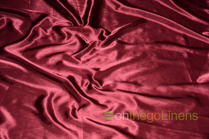 Soft Light Weight Medium Satin Fabric | Wholesale Satin Fabric for Decorative Use | 60" | 70 Yards |