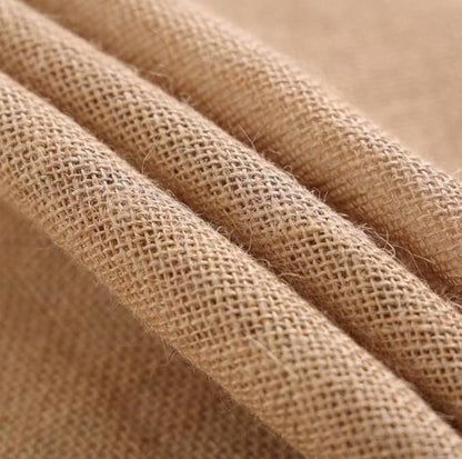 Natural Jute Burlap Table Linens | All Natural Hessian Tablecloths | Natural Color |
