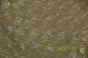 Rosette Satin Fabric by the Yard | 54" Wide | 3d Rose Satin Fabric |