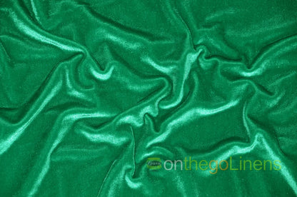 Flag Green Stretch Velvet