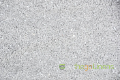 White Glitz Mesh Sequins