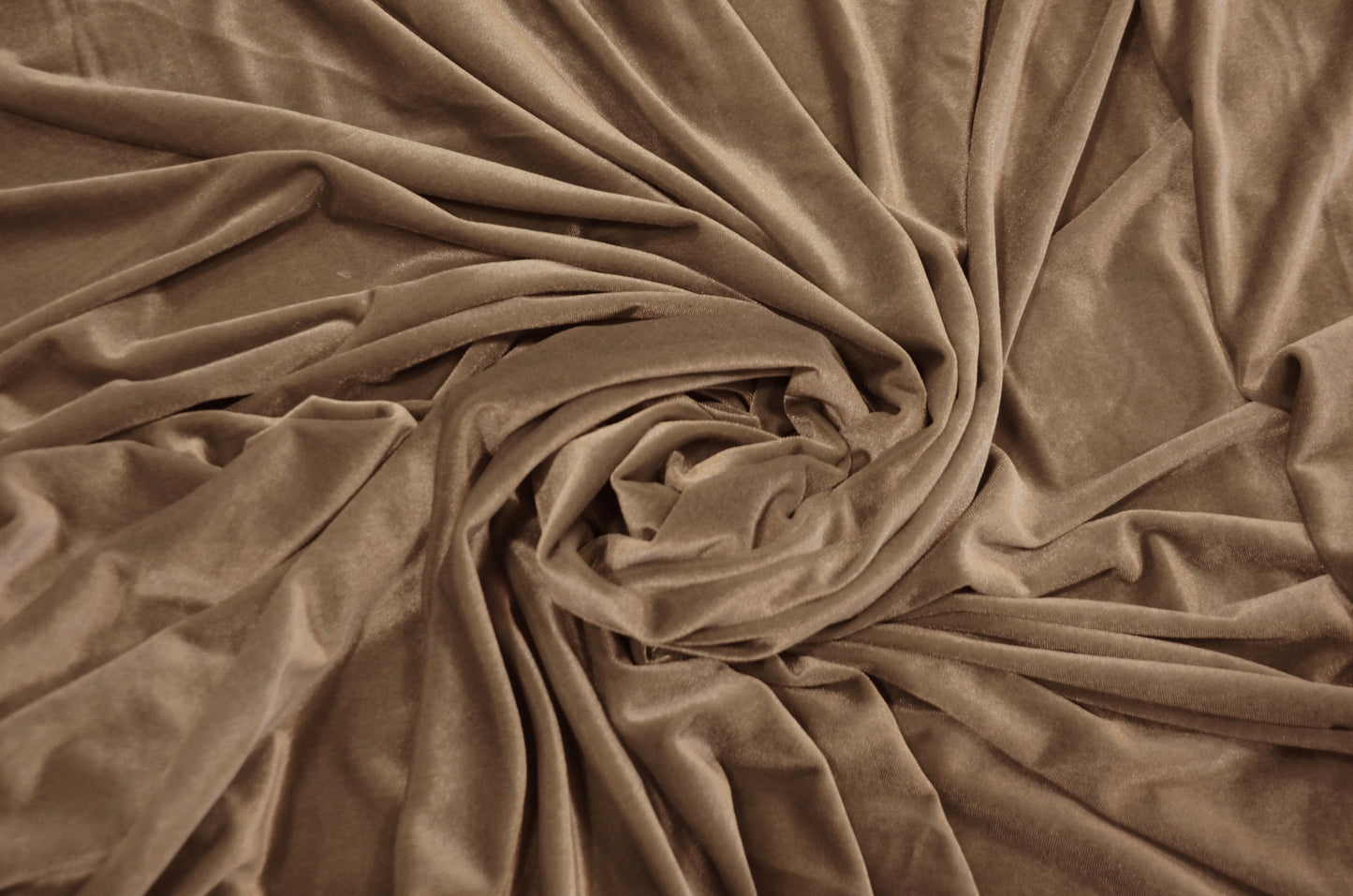 Khaki Stretch Velvet