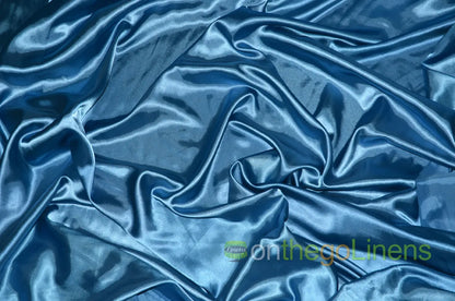 Charmeuse Satin Fabric by the Yard and Wholesale Bolt | IFR Satin Fabric | Silky Soft Satin Fabric |