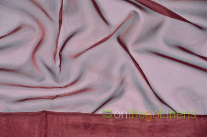 Burgundy IFR Sheer Voile