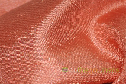 Shantung Satin Dark Coral