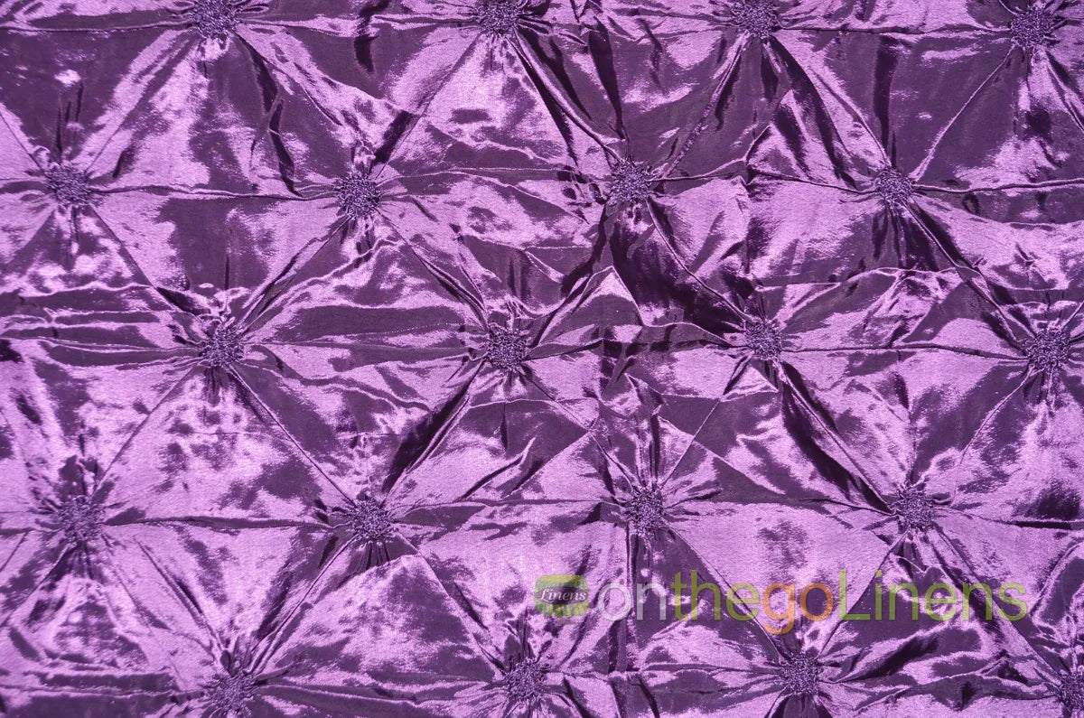 Light Plum Pinwheel Button Taffeta
