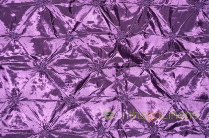 Light Plum Pinwheel Button Taffeta