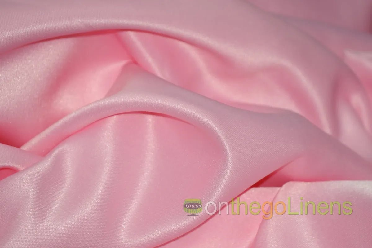 Lamour Satin Fabric by the Yard & Bolt | 100% Polyester Semi Dull Heavy Satin Fabric | 60" Wide | Multiple Colors |